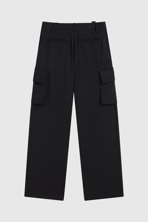 PREMIUM PINSTRIPE CARGO TROUSER