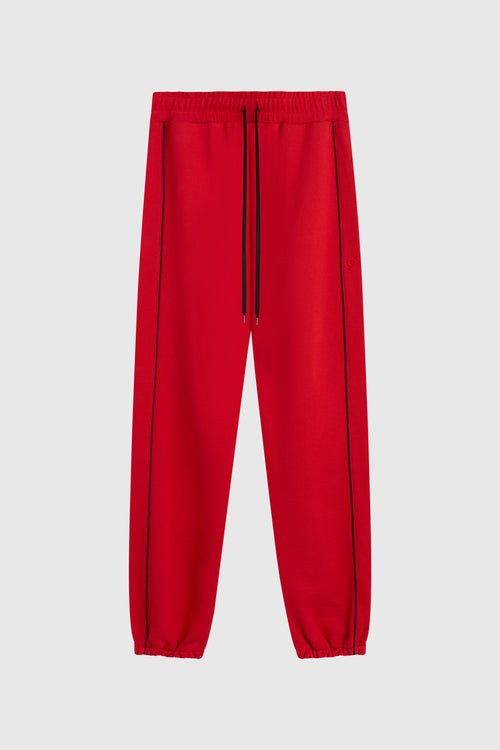 PREMIUM FLEECE JOGGERS WITH SATIN PIPING